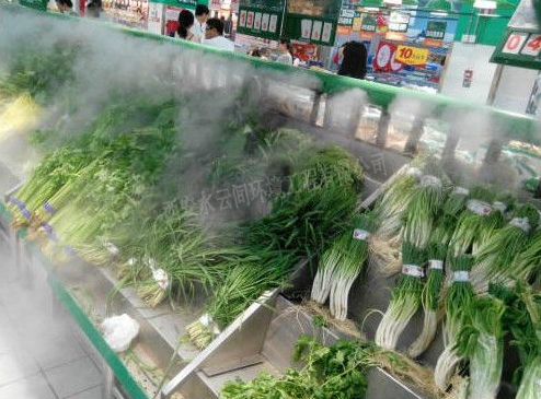 超聲波噴霧加濕器在超市果蔬保鮮方面的應(yīng)用