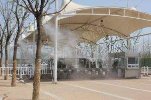 央視報道:噴霧降溫造景行業(yè)發(fā)展迅猛