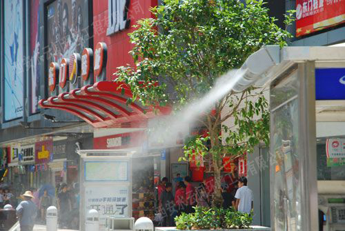 步行街、商業(yè)門頭噴霧降溫