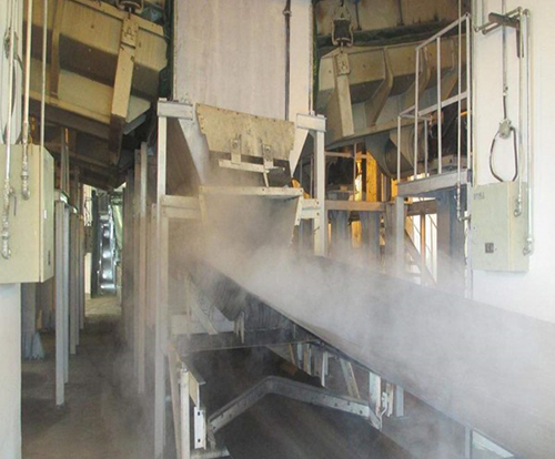 采石場(chǎng)輸送帶噴霧降塵