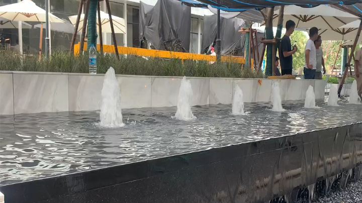 涌泉跌水景觀 水幕墻景觀 靈動生機(jī) 充滿活力